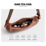  Hộp quà tặng túi đeo vai nữ Lata HN125 Màu Nâu 