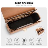  Hộp quà tặng túi đeo chéo nữ Lata HN112 Màu Bò nhạt 