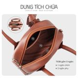  Hộp quà tặng Túi xách nữ Lata TX38 Màu Bò Đậm 