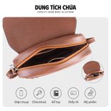  Hộp quà tặng túi đeo chéo nữ Lata HN158 Màu Bò đậm 