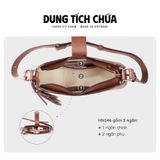  Hộp quà tặng túi đeo chéo nữ Lata HN146 Màu Nâu 