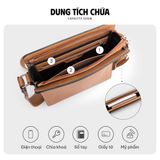  Hộp quà tặng túi đeo chéo nam Lata TN28 Màu Nâu 