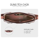  Hộp quà tặng túi đeo vai nữ Lata HN145 Màu Đen 