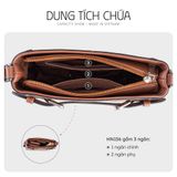  Hộp quà tặng túi đeo chéo nữ Lata HN156 Màu Đen 