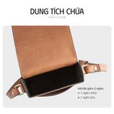  Hộp quà tặng túi đeo chéo nữ Lata HN128 Màu Bò nhạt 