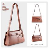  Hộp quà tặng túi đeo chéo nữ Lata HN148 Màu Bò đậm 