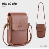  Hộp quà tặng túi đeo chéo nữ Lata HN123 Màu Bò đậm 