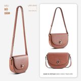  Hộp quà tặng túi đeo chéo nữ Lata HN141 Màu Bò đậm 