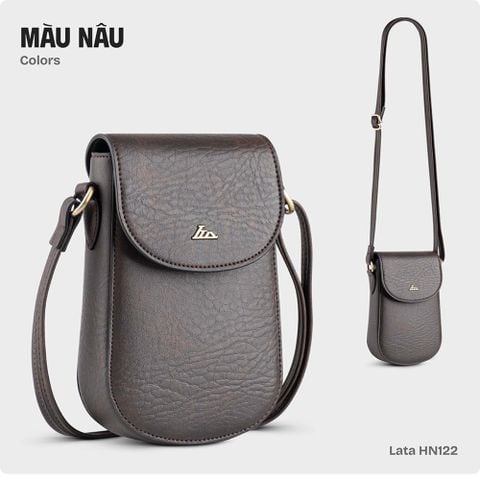  Hộp quà tặng túi đeo chéo nữ Lata HN122 Màu Nâu 
