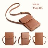 Hộp quà tặng túi đeo chéo nữ Lata HN130 Màu Bò 