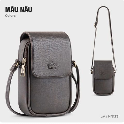  Hộp quà tặng túi đeo chéo nữ Lata HN123 Màu Nâu 