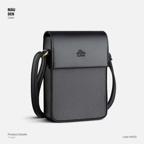  Hộp quà tặng túi đeo chéo nữ Lata HN121 Màu Đen 