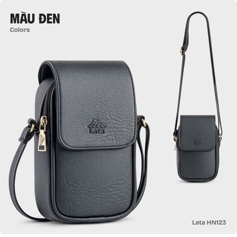  Hộp quà tặng túi đeo chéo nữ Lata HN123 Màu Đen 