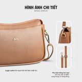 Hộp quà tặng túi đeo chéo nữ Lata HN116 Màu Bò đậm 