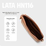  Hộp quà tặng túi đeo chéo nữ Lata HN116 Màu Bò nhạt 