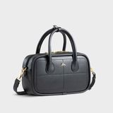  Túi Lata (Thời trang nữ form hộp phối viền chỉ size 23 - Túi đeo chéo da HN140) 