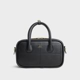  Túi Lata (Thời trang nữ form hộp phối viền chỉ size 23 - Túi đeo chéo da HN140) 