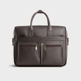  Cặp công sở Lata (Thời trang nam cổ điển đựng vừa laptop 14 inch - Cặp da CA56) 