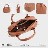  Túi Lata (Thời trang nữ basic phối quai xách - Túi xách da TX33) 