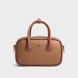  Túi Lata (Thời trang nữ form hộp phối viền chỉ size 23 - Túi đeo chéo da HN140) 