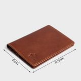 Ví nam da bò Lata (Thời trang nam đựng namecard nhỏ gọn - Ví da thật LVN74) 