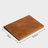  Ví nam da bò Lata (Thời trang nam đựng namecard nhỏ gọn - Ví da thật LVN74) 