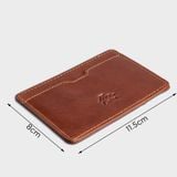  Ví nam da bò Lata ( Thời trang nam đựng namecard - Ví da thật LVN76) 