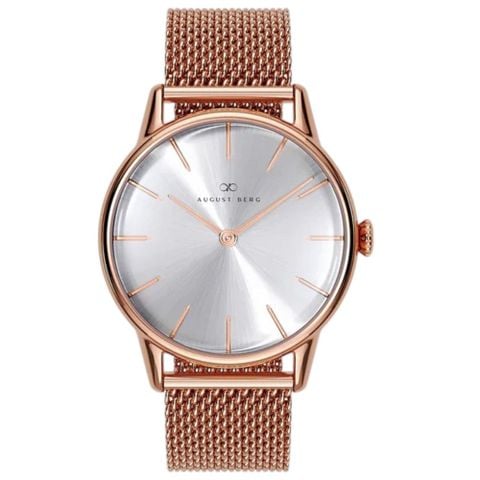  Đồng hồ AUGUST BERG nữ 10232B08MRG dây kim loại chính hãng 