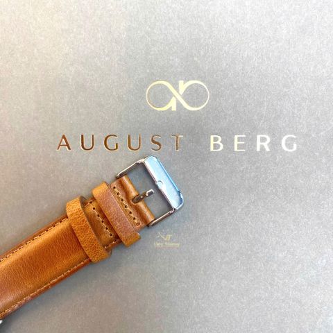  ĐỒNG HỒ NAM AUGUST BERG SERENITY DEEP BLUE 10140E05LBN20 DÂY DA Ý 