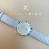 Đồng hồ AUGUST BERG nam 10140H04VCG8C dây Perlon chính hãng 
