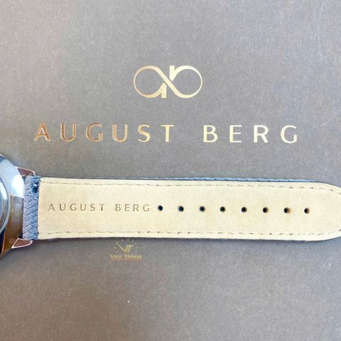  Đồng hồ AUGUST BERG nam 10140H04VCG8C- Serenity Nordic Granite 40mm - Dây Perlon - Màu Bạc 