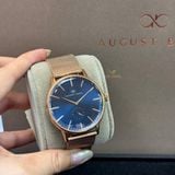  Đồng hồ AUGUST BERG nam 10140A05MRG dây kim loại chính hãng 