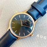  Đồng hồ AUGUST BERG nữ 10232B01LBK dây da chính hãng 