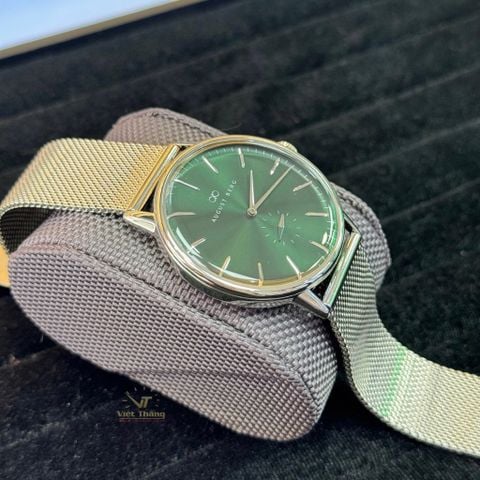  Đồng hồ AUGUST BERG nam 10140E11MSL- Serenity Greenhill 40mm - Dây Kim Loại Mesh - Màu Bạc 