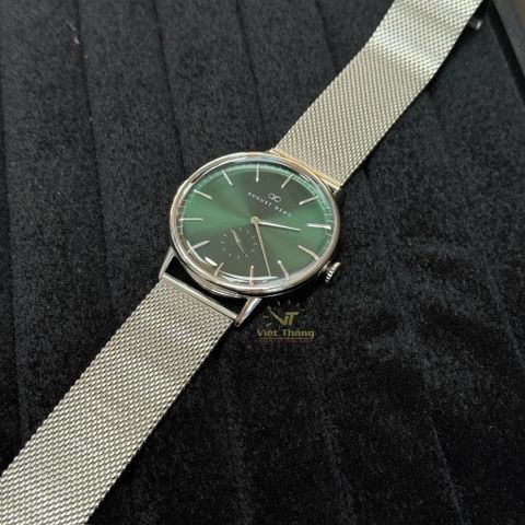  Đồng hồ AUGUST BERG nam 10140E11MSL- Serenity Greenhill 40mm - Dây Kim Loại Mesh - Màu Bạc 