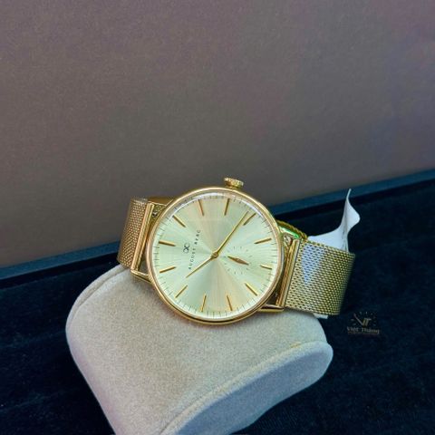  Đồng hồ AUGUST BERG nam 10140D02MGD- Serenity Shine Gold 40mm - Dây Kim Loại Mesh - Vàng 