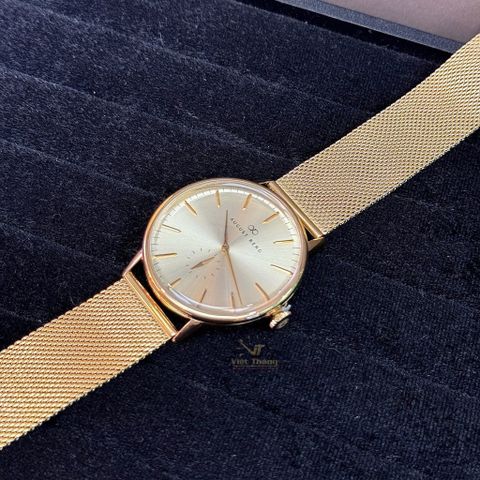  Đồng hồ AUGUST BERG nam 10140D02MGD- Serenity Shine Gold 40mm - Dây Kim Loại Mesh - Vàng 