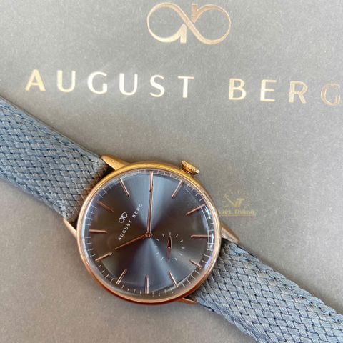  Đồng hồ AUGUST BERG nữ 10232A09VCG9C dây Perlon chính hãng 