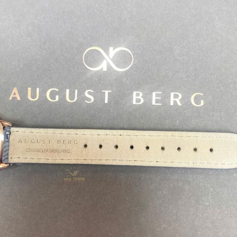  Đồng hồ AUGUST BERG nam 10140A09VCG9C- Serenity Ash 40mm - Dây Perlon - Vàng Hồng 