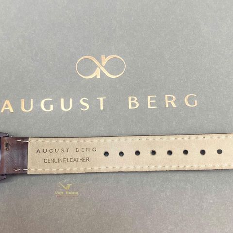 Đồng hồ AUGUST BERG nữ 10232C07LBN11- Serenity Cuppa Brown 32mm - Dây Da Ý - Màu Nâu 
