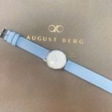  Đồng hồ AUGUST BERG nữ 10332E03VLBL dây Perlon chính hãng 