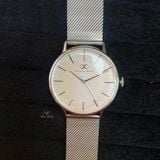  Đồng hồ AUGUST BERG nam 10240E03MSL dây kim loại chính hãng 