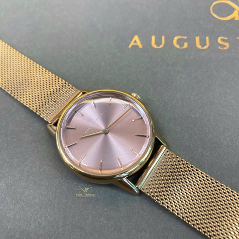  Đồng hồ AUGUST BERG nữ 10232A10MRG dây kim loại Mesh chính hãng 