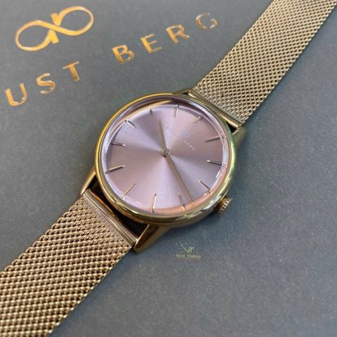  Đồng hồ AUGUST BERG nữ 10232A10MRG dây kim loại Mesh chính hãng 