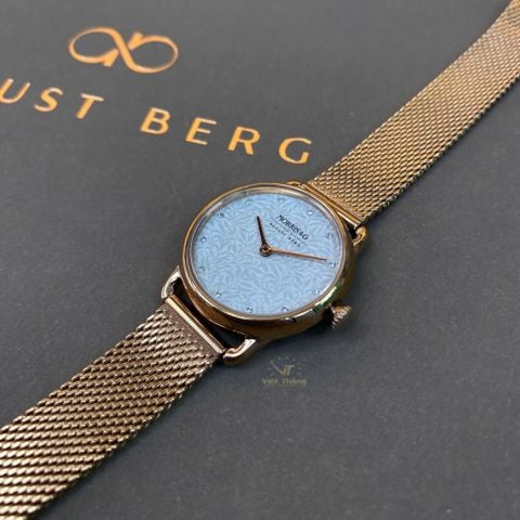  Đồng hồ AUGUST BERG nữ Petite Willow Bough 26mm - M1WB0926A20MRG Dây Kim Loại Mesh - Vàng Hồng 