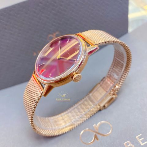  Đồng hồ AUGUST BERG nữ 10232A15MRG dây kim loại chính hãng 