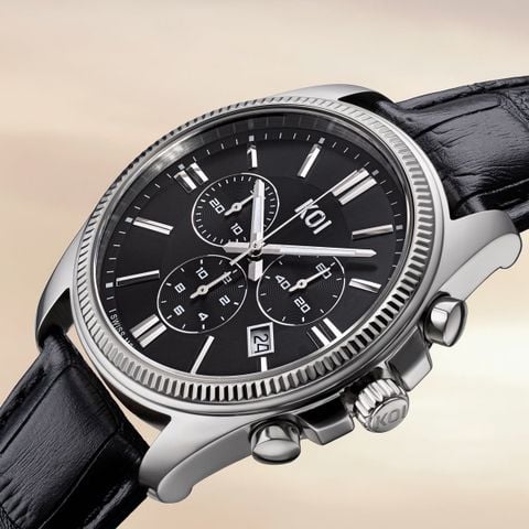  KOI Chronograph K008.503.17.2.05.05.01 – Nam – Quartz (Pin) – Mặt Số 41mm – Kính Sapphire – Bấm Giờ Thể Thao – Chống Nước 5ATM 