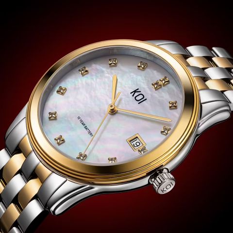  KOI Flagship K007.136.09.03.50.01.03 – Nam – Quartz (Pin) – Mặt Số 38.5mm – Khảm Xà Cừ – Kính Sapphire – Pin 10 Năm – Chống Nước 5ATM 