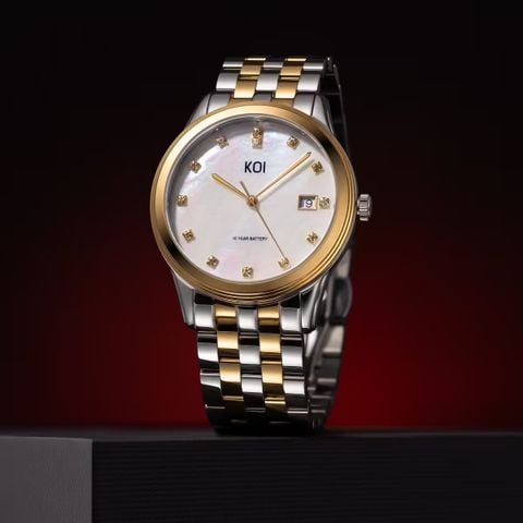  KOI Flagship K007.136.09.03.50.01.03 – Nam – Quartz (Pin) – Mặt Số 38.5mm – Khảm Xà Cừ – Kính Sapphire – Pin 10 Năm – Chống Nước 5ATM 