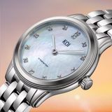  KOI Flagship K007.436.64.50.03.04.01 – Nữ – Quartz (Pin) – Mặt Số 30mm – Kính Sapphire – Khảm Xà Cừ – Pin 10 Năm – Chống Nước 5ATM 